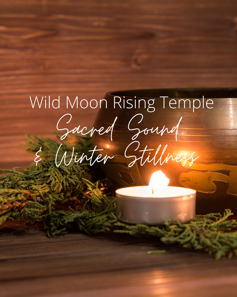 Wild Moon Rising | Online | Sacred Sounds & Winter Stillness