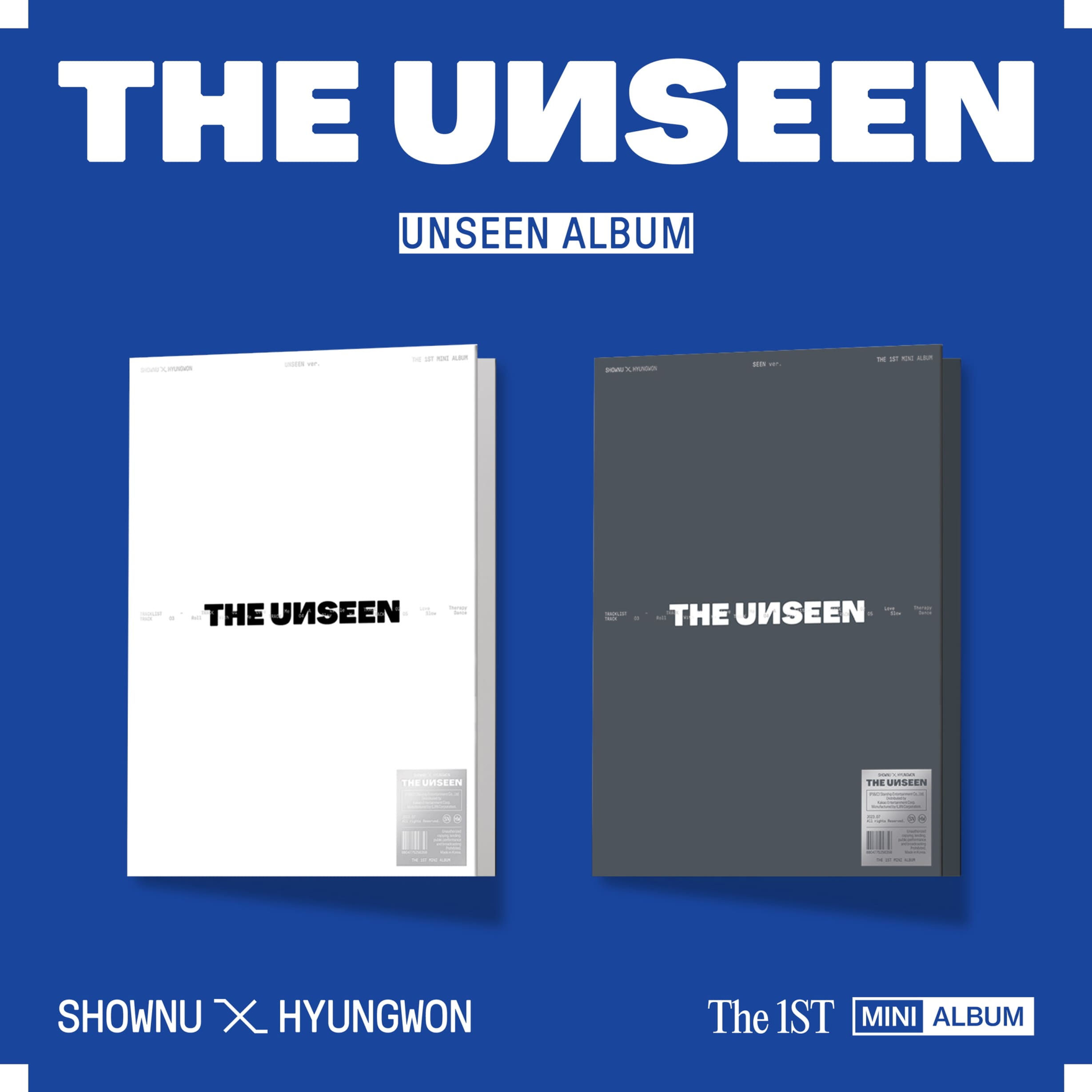 SHOWNU X HYUNGWON 1st Mini Album [THE UNSEEN] (UNSEEN ALBUM)
