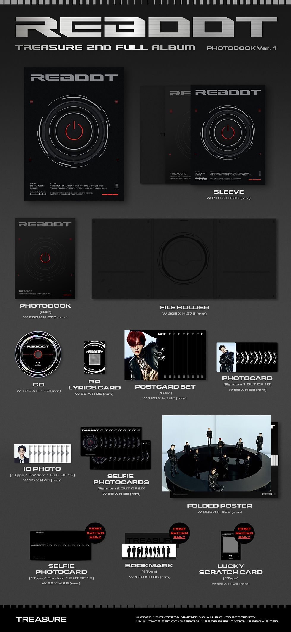 Miniature : TREASURE 2nd Full Album [REBOOT] (Photobook Ver.)