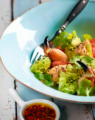 Krabbesalat med grapefrukt og avokado.png