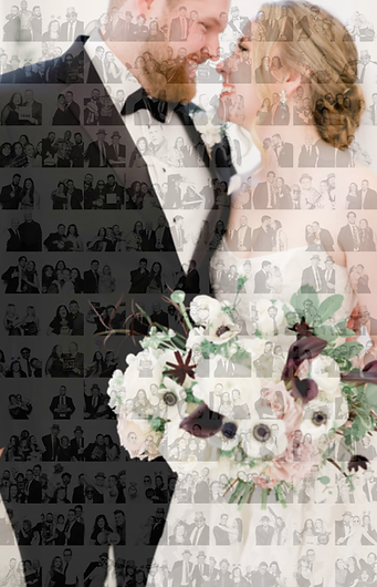 Wedding Photo Mosaic Wall