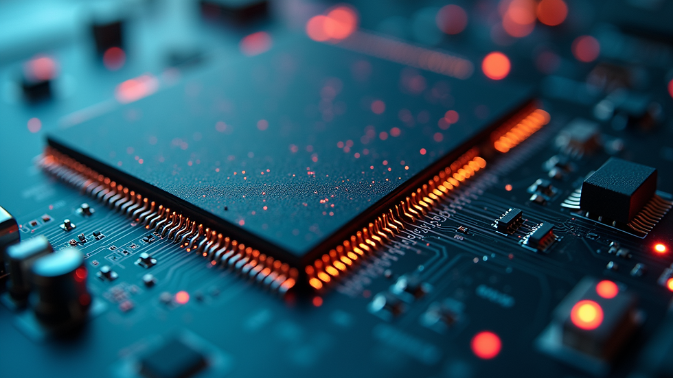 Close-up view of a quantum circuit board with intricate wiring