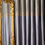 Thumbnail: Luxury Gray Gold Striped Curtains , Modern Patterned Gray Drape