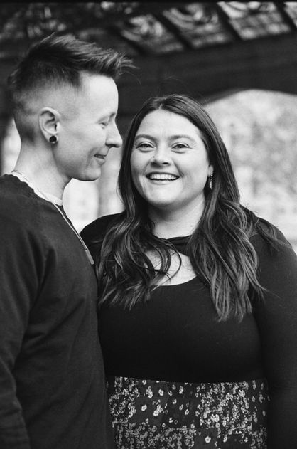 Engagement Photos on Film