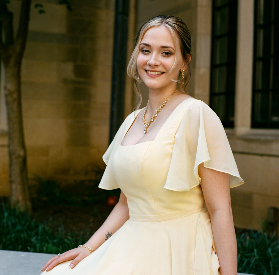A bridal portrait taken on Kodak Portra Medium Format Film.