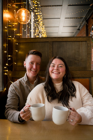 Coffee shop photoshoot