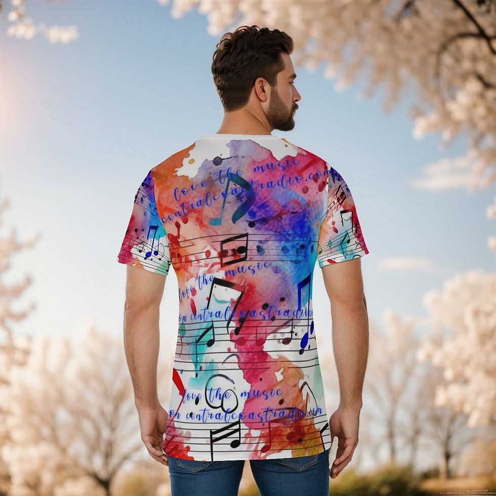 Thumbnail: Music Notes Mens O-Neck T-Shirt
