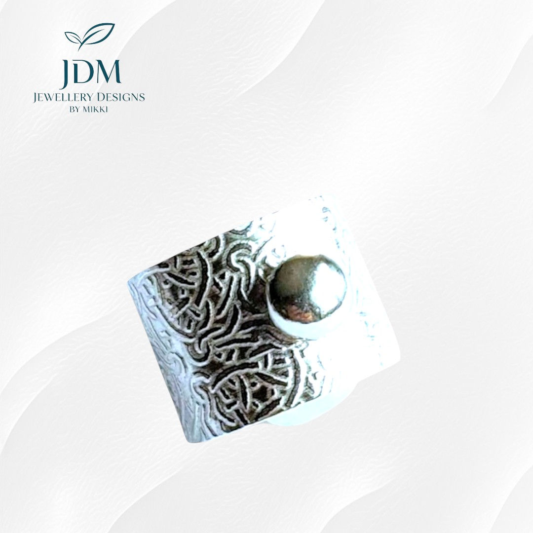 Patterned Ball Ring