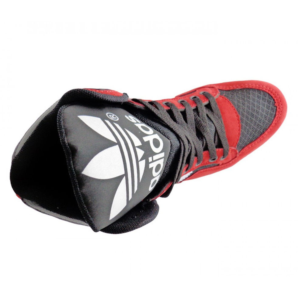 Thumbnail: Tênis Adidas Extaball Cano Médio Vermelho e Preto