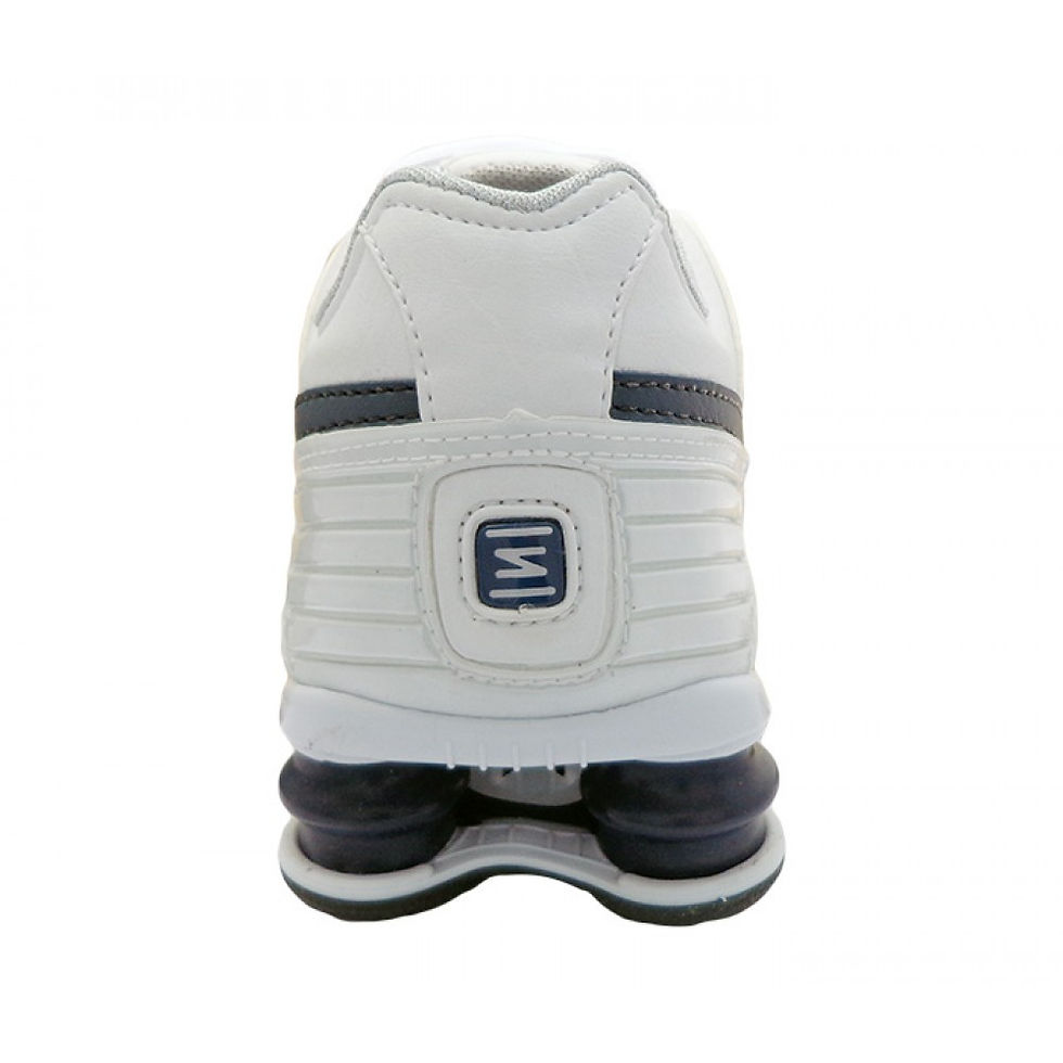 Thumbnail: Tênis Nike Shox Junior Branco e Azul Marinho