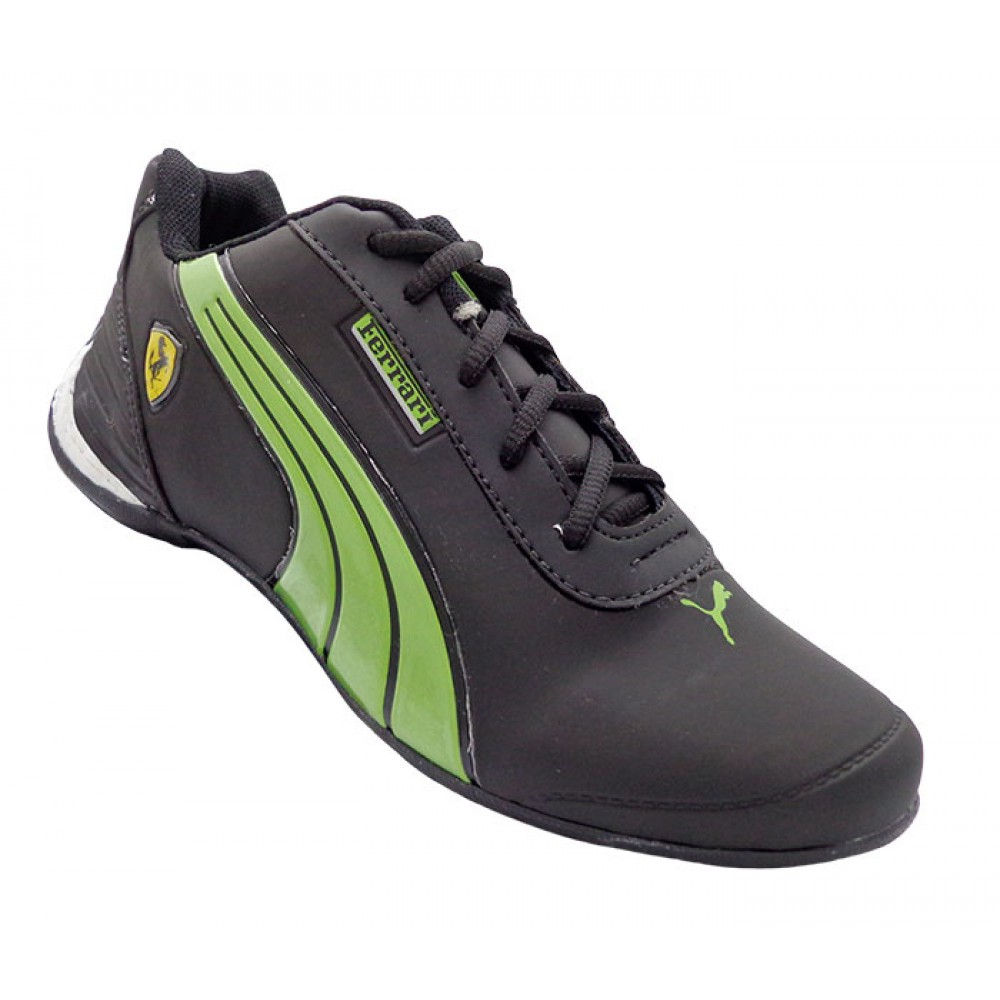 Tênis Puma Ferrari Drift Preto e Verde