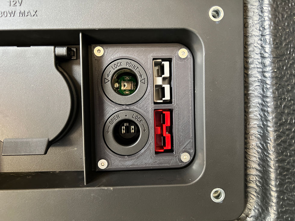 Next Gen Ranger Accessory Panel - Filled