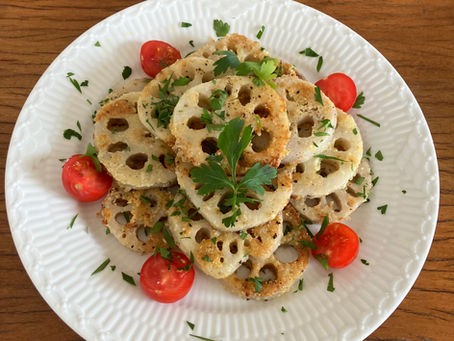 レンコンのチーズ焼き