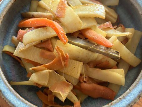 あまり物野菜のカレーきんぴら