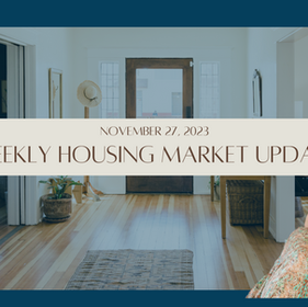 Housing Market Weekly Headlines November 27th
