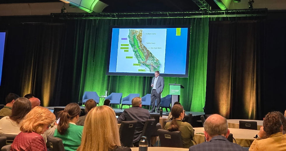 Geoffrey Vanden Heuvel presented a keynote on water resiliency at the Sustainable Ag Summit in November.