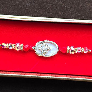 AD Stone Rakhi Collection