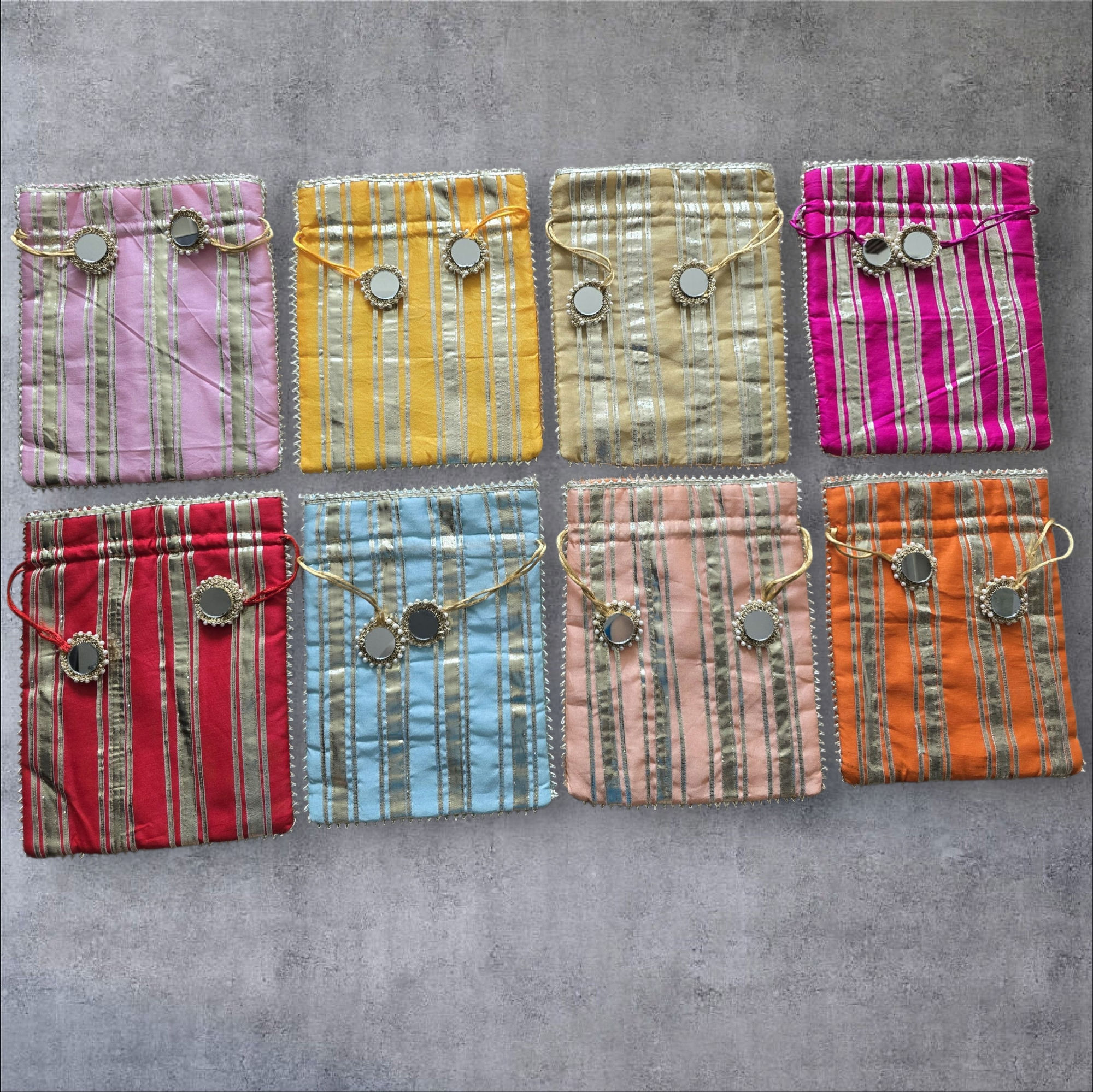 Designer potli with gotta line