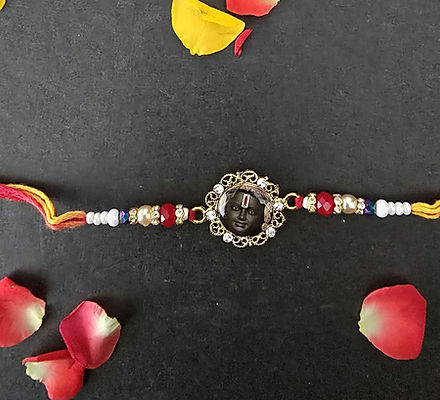 Trendy Bhai Rakhi | Rama Dial | with Roli Chawal