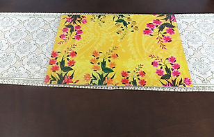 Wooden Multi floral Placemats 6 pc set