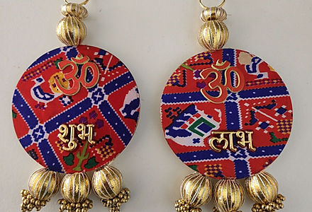 Premium design Shubh Labh patola print