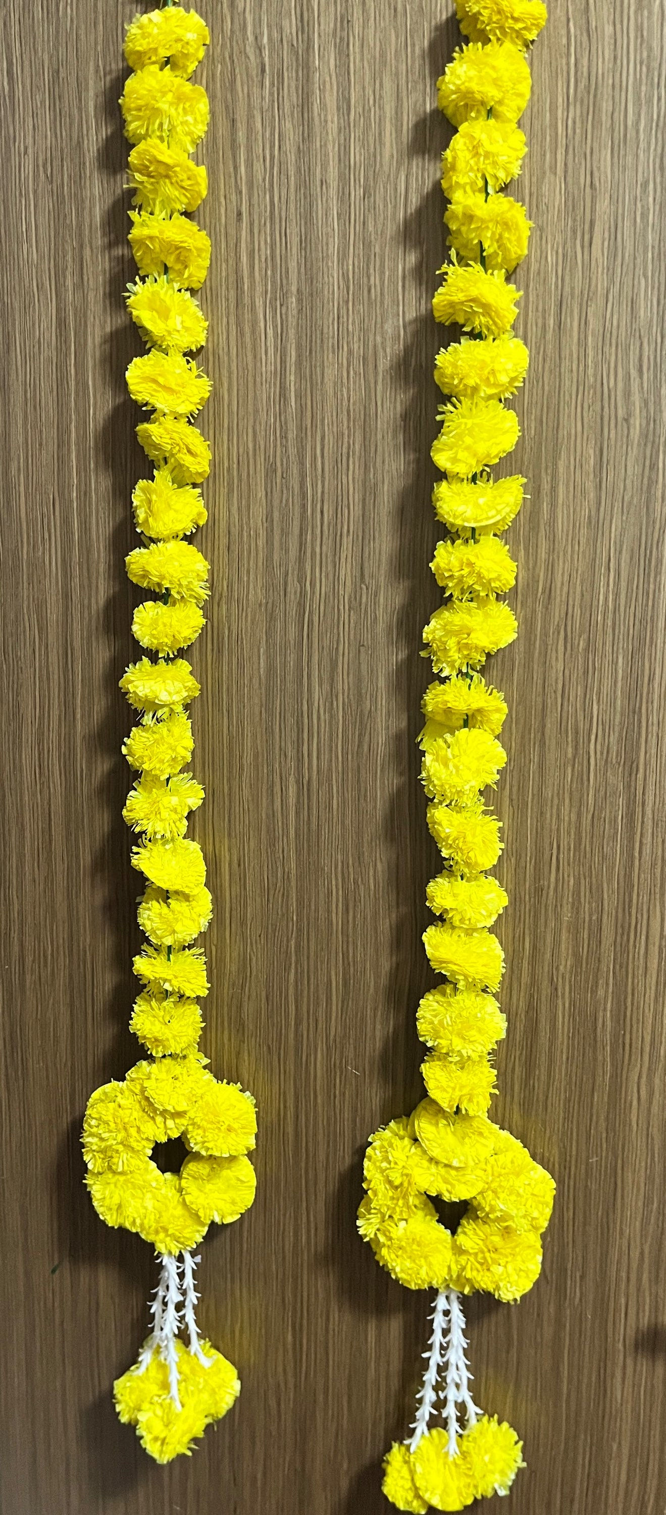 Decorative Marigold Flower Wall Hanging | Yellow Color
