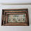 Thumbnail: Mango Wood Tray Set|Camel print  | Set of 3 trays