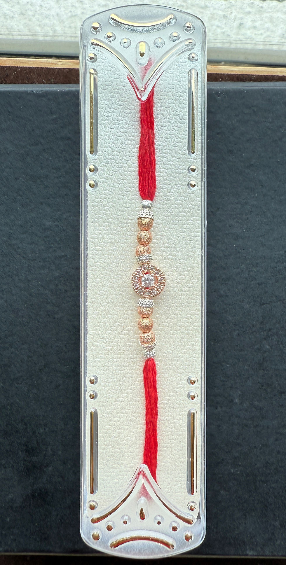 Thumbnail: Silver rakhi for brother