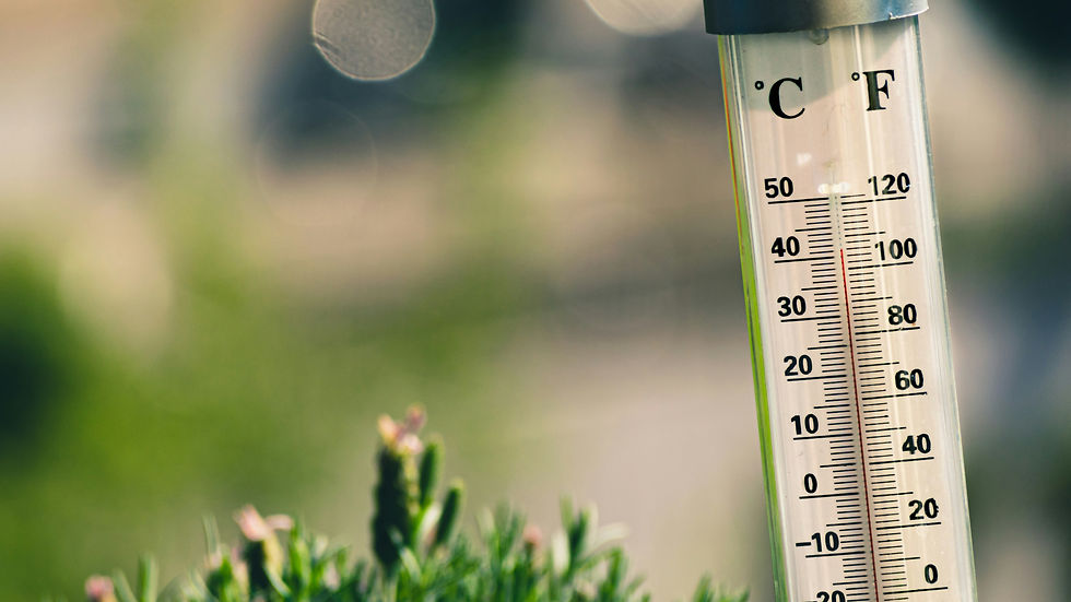 A thermometer on a very hot day might cause airway plugging for patients with tracheostomies and ventilator systems.