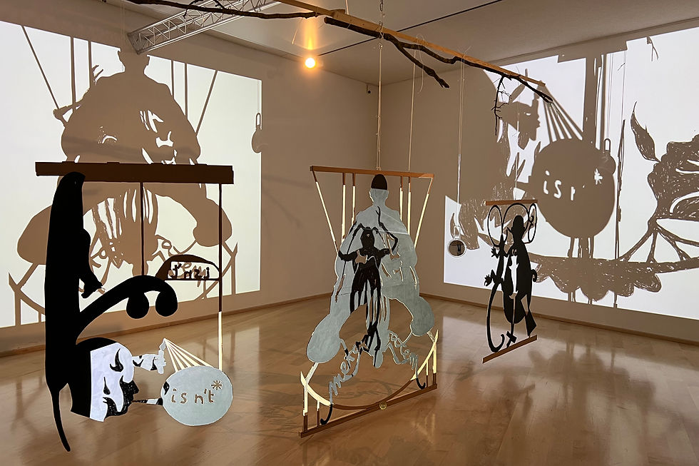 Foto aus der Ausstellung Bilder pro Sekunde im Horst-Janssen-Museum Oldenburg vom Exponat The Mother of the Mothers of Inventions von Jörg Mandernach