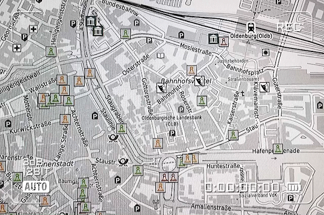 Kurzansicht aus dem interaktiven Stadtplan der Stadt Oldenburg