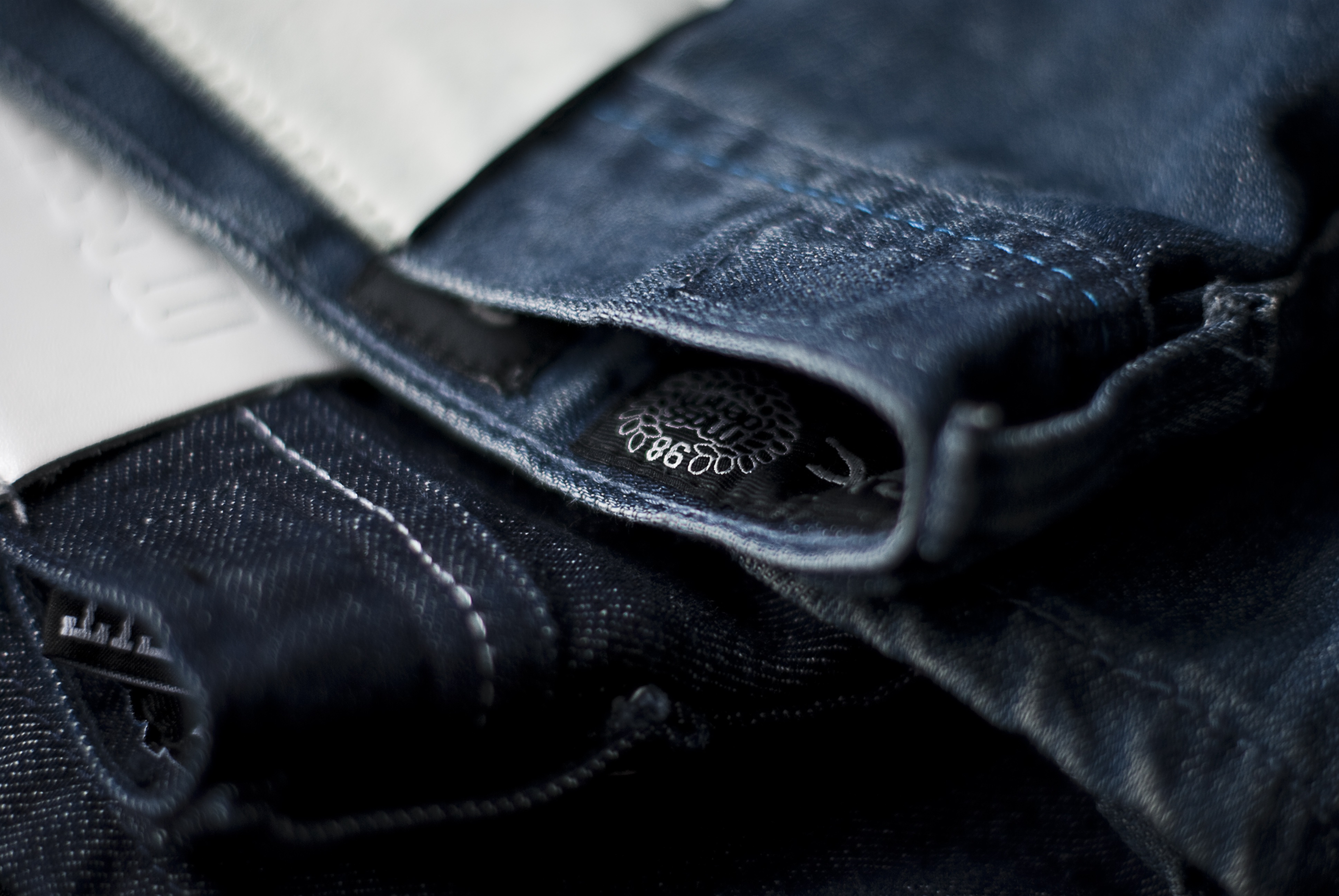Close-Up Denim Texture