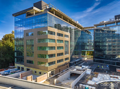 construction photo of costco hq