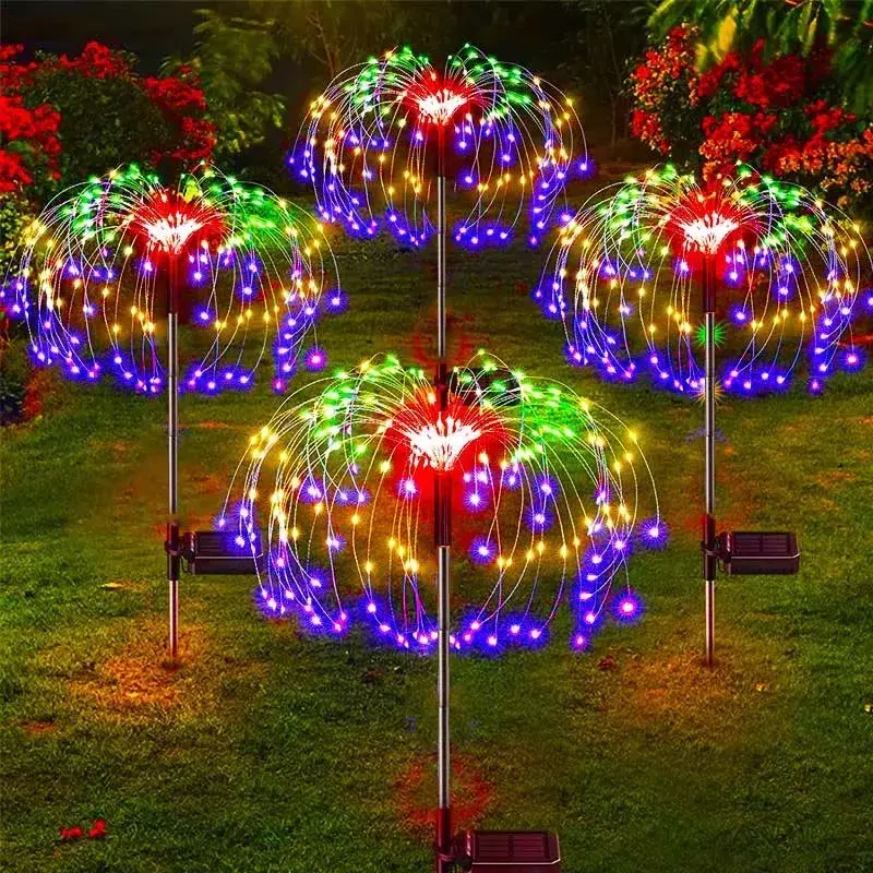Thumbnail: LED Solar Firework Lights Garden Decoration Fairy Lights Waterproof Outdoor