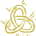 Ilustración de un sol dorado