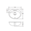 Thumbnail: Fienza RAK Jessica Ivory Fully-Inset Basin - 3 Tapholes - 603203I