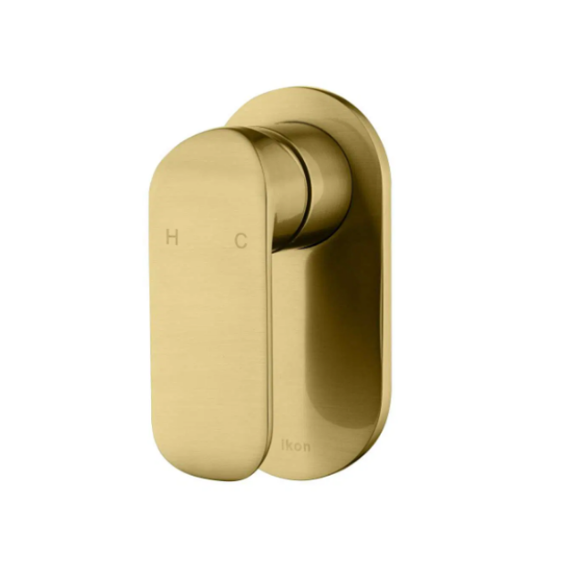 Ikon Kara Wall Mixer - Brushed Gold - HYB11-301BG
