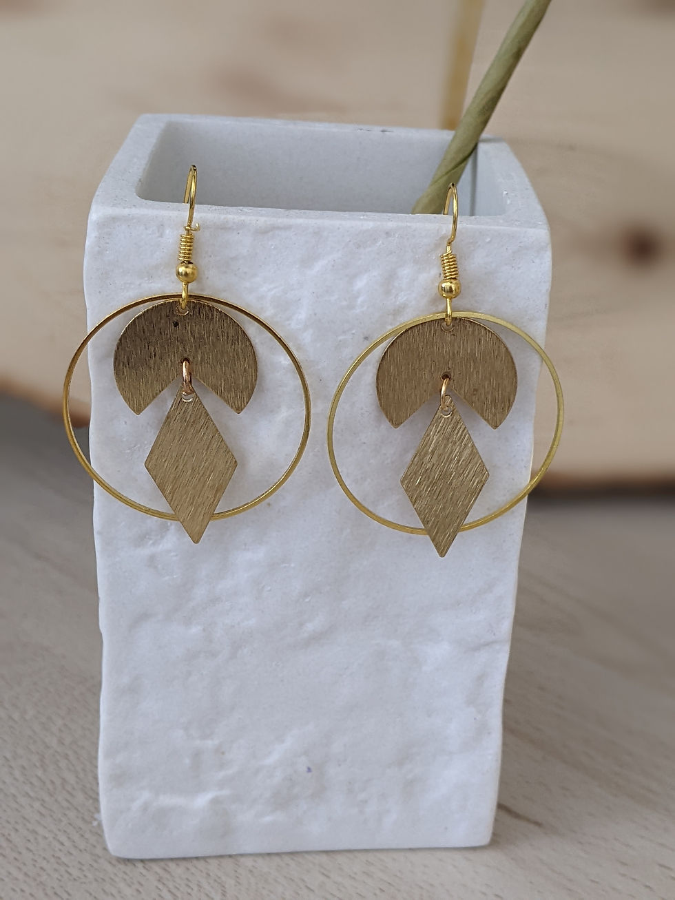 Miniature : Boucles d'oreilles dorées