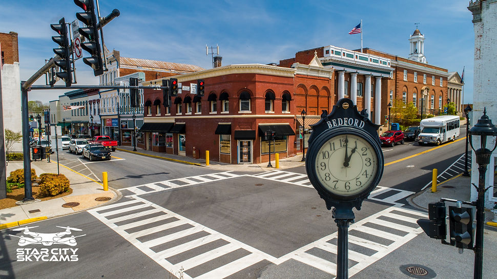 Centertown Bedford Centertown Clock Down