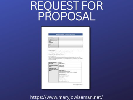 REQUEST FOR PROPOSAL (RFP) Template