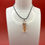 Thumbnail: Blushbloom Prism Pendant Necklace with Faux Leather Cord