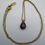 Thumbnail: Light Amethyst Waterdrop Pendant Necklace with Chain