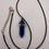 Thumbnail: Obsidian Wave Prism Pendant Necklace with Faux Leather Cord