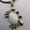 Thumbnail: Cloudkiss Crab Pendant Necklace with Faux Leather Cord