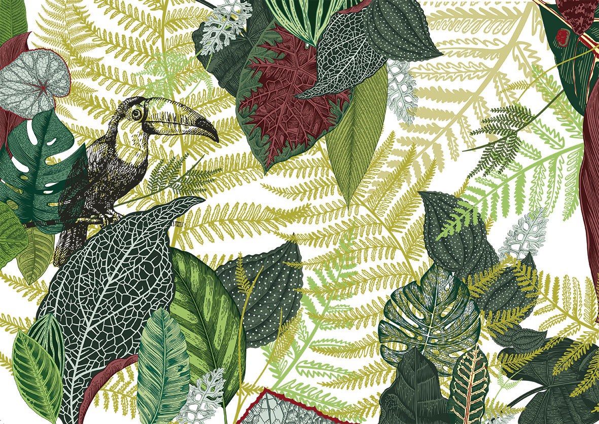 פלייסמט A טוקן טרופי