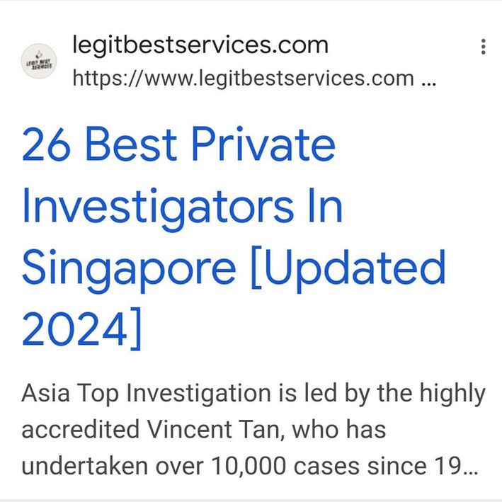 26 Best Private Investigators In Singapore Updated [2024]