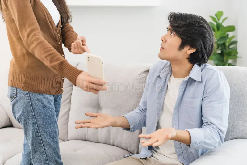 Singaporean Couple Arguing 