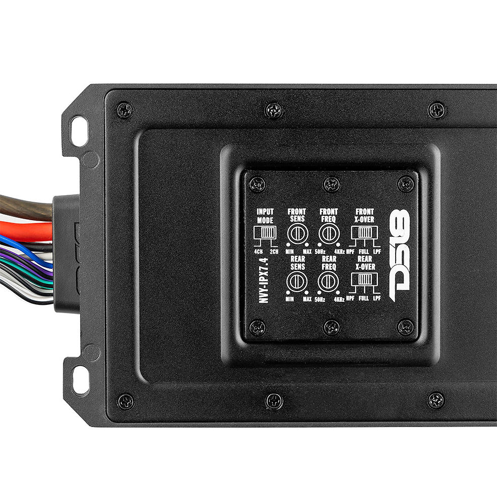 Miniatura: Amplificador sumergible para deportes marinos y de motor de rango completo