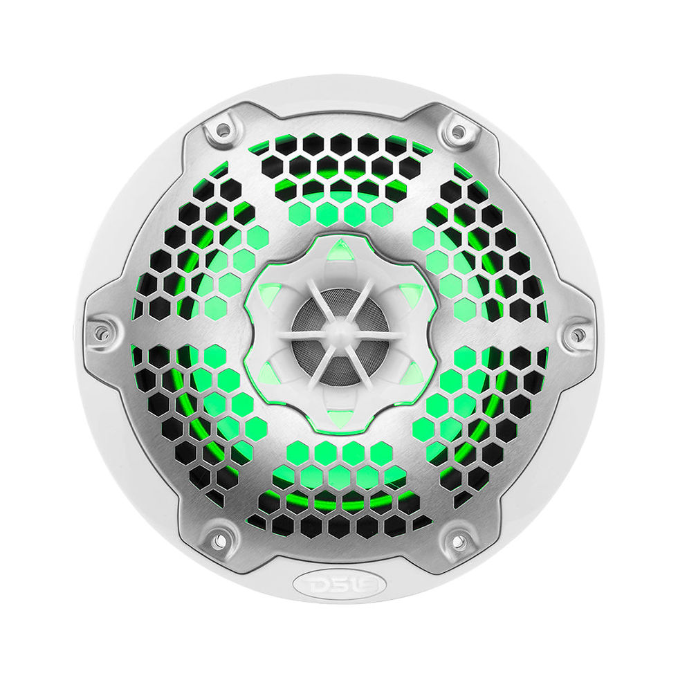 Miniatura: Altavoz marino coaxial de 2 vías NXL de 6,5" con luces LED RGB