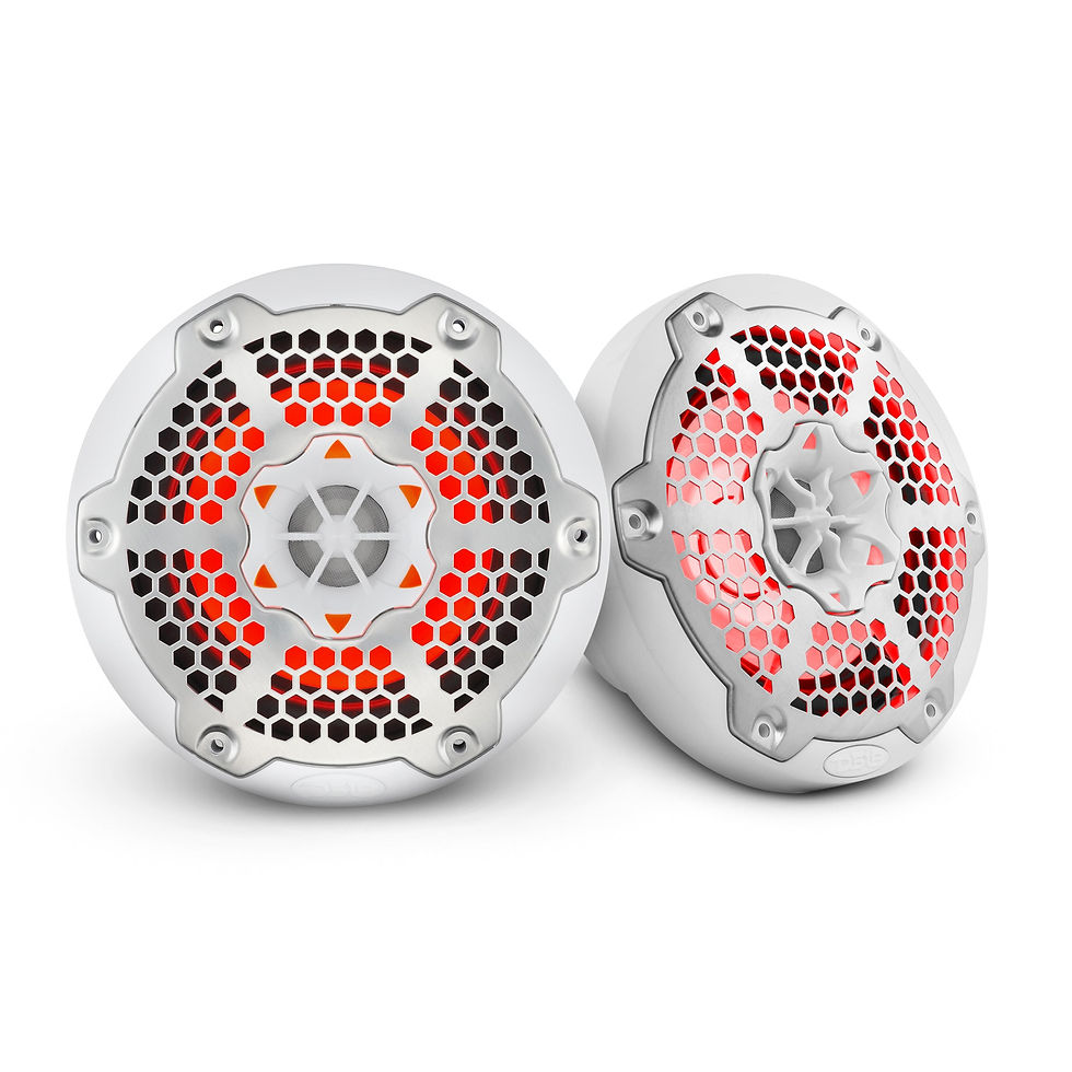 Miniatura: Altavoz marino coaxial de 2 vías NXL de 6,5" con luces LED RGB